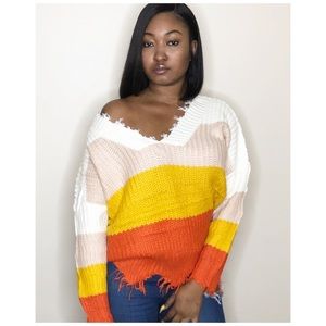 Stripped sweater